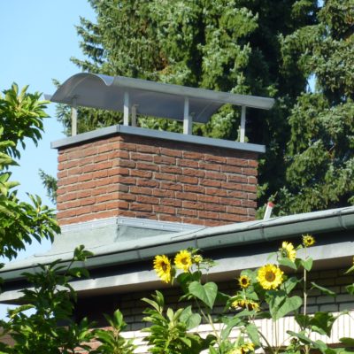 Kaminkopfabdeckung mit Haube Edelstahl